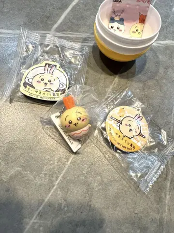 치이카와 쿠라스시 토끼 키링 마그넷 캔 배치 3개 세트