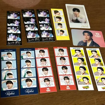 나가오 켄토 포토 카드 클리어 카드 모자 꽁지 보야주 나니와단시 알파