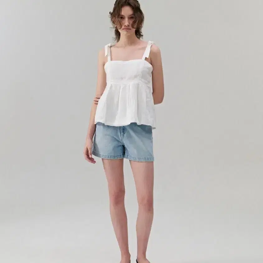 THE BARNNET / inés ribbon strap top The Barnnet Ines Ribbon Strap Top #더바넷,#더바넷블라우스