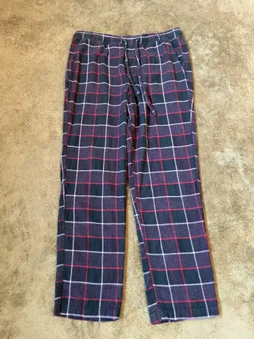 J.CREW 파자마 팬츠 포켓 부착 그레이/레드/그린 M
