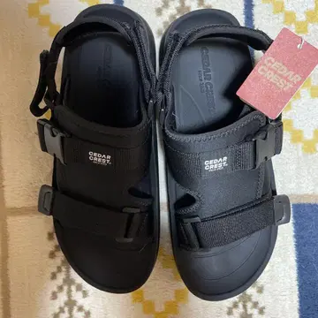 CEDAR CREST CS-1458 블랙 샌들 26.0cm