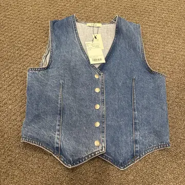 El mar 데님 뷔스티에 V 넥 베스트 canaljean
