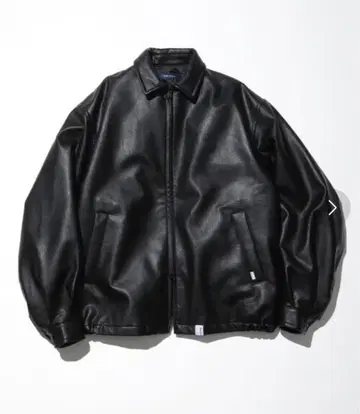 NAUTICA 가죽 자켓 블랙 블랙