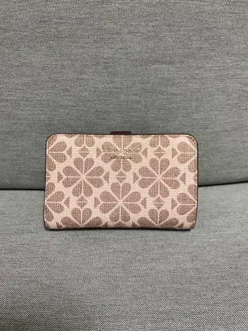 kate spade 꽃무늬 이중 지갑