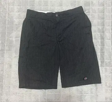 디키즈 스트라이프 숏 팬츠 블랙