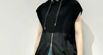 RISLEY 블랙 후드 자켓 리즈레이 여성용 여름 아이템 베스트