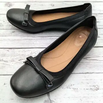 Clarks 클락스 23 언더시보 블랙 플랫 발레 슈즈
