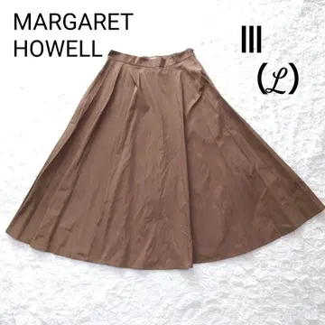 마가렛 호웰 플리츠 스커트 플레어 A 라인