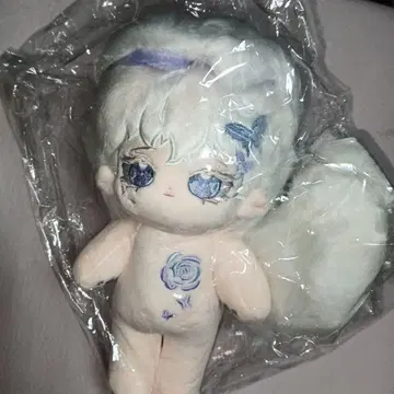 무속성 봉제 인형 20cm 토이 스켈레톤 포함 옷 갈아입기