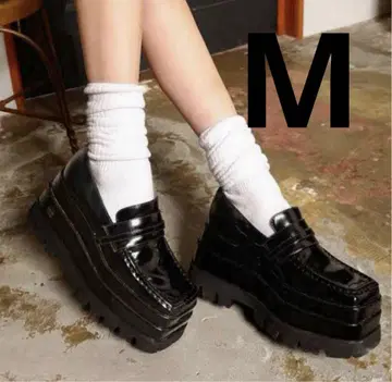Darich 플랫폼 로퍼 블랙 M 사이즈