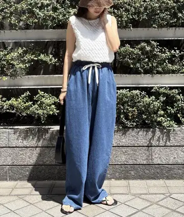 ISOOK 아이스 릴랙스 와이드 데님