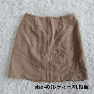Spick&Span 두꺼운 원단 사다리꼴 미니 스커트
