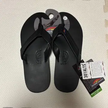 새상품 RAINBOW SANDALS XL 블랙 28cm 레인보우 샌들