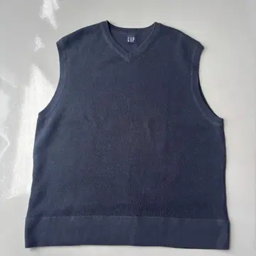 GAP 올드 갭 V넥 코튼 니트 베스트 써멀 00s