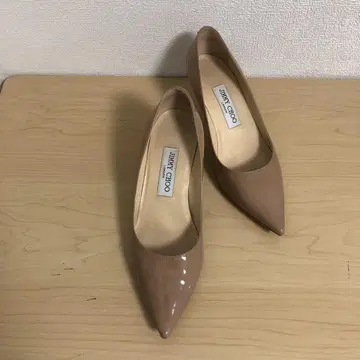 JIMMY CHOO 베이지 스틸레토 펌프스