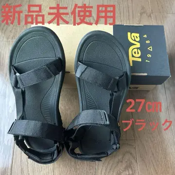 미사용 새상품 Teva 허리케인 XLT2 블랙 27cm 스포츠 샌들 테바