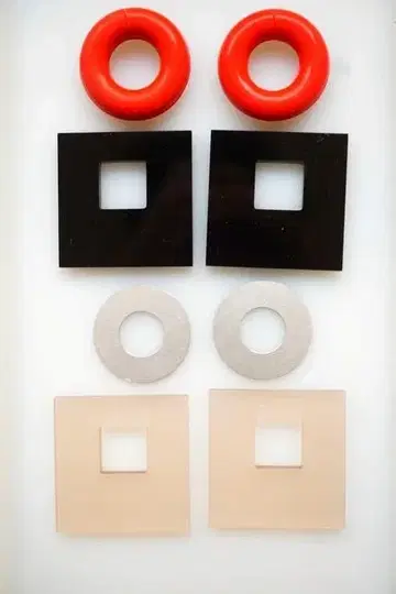 ACRYLIC 아크릴 껌 귀걸이 부품 세트 [A]