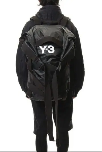 Y-3 블랙 백팩
