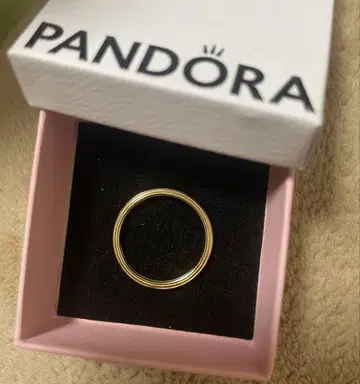 Pandora 심플 골드 링 58