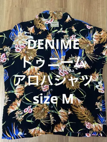 DENIME 드님 알로하 셔츠 레이온 M 사이즈 구 드님