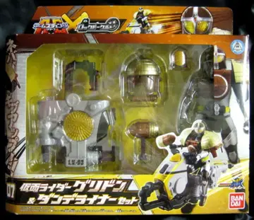 반다이 암즈 체인지 AC07 가면라이더 그리돈 & 단데라이너 세트