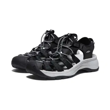KEEN ASTORIA WEST SANDAL 블랙/그레이 24.5cm