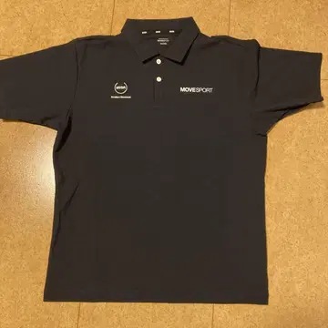 데상트 MOVESPORT 피케 셔츠 다크 블루
