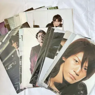 새상품 카메가리 카즈야 KAT-TUN 콘서트 무대 클리어 파일 묶음 판매