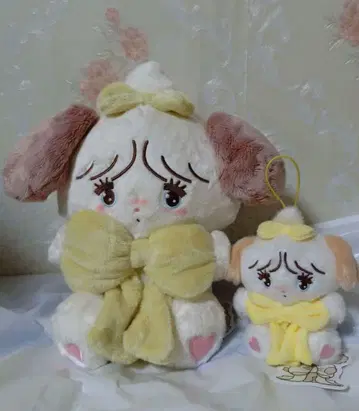 mikko characters 안아주는 리본 봉제 인형 수플레 세트