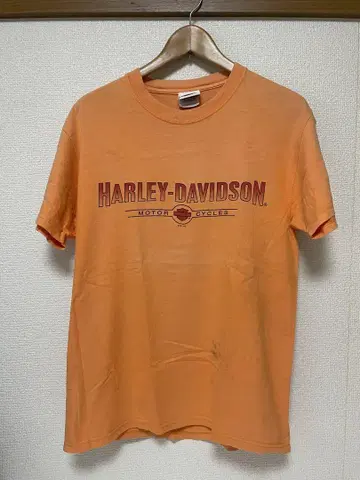 HARLEY-DAVIDSON 오렌지 티셔츠
