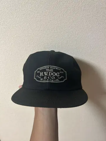 블랙 THE H.W.DOG&CO. TRUCKER CAP 사이즈 38