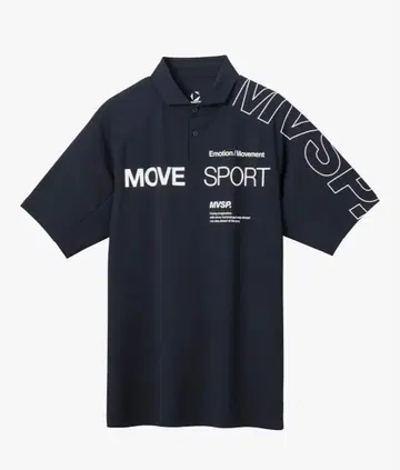 데상트 MOVESPORT 피케 셔츠 네이비 M