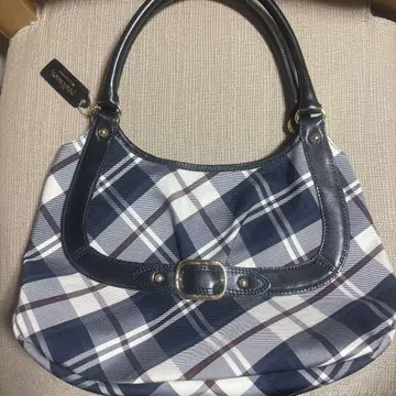 인기 뉴요커 체크 무늬 숄더백 새상품