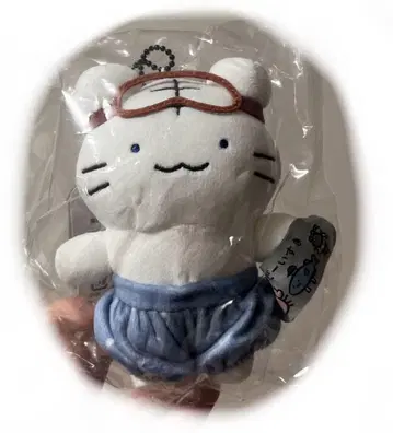 화이트 타이거와 블랙 타이거 해수욕 마스코트 봉제 인형 키체인