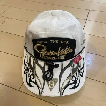 화이트 가마가츠 gamakatsu GORE WINDSTOPPER 자수 캡