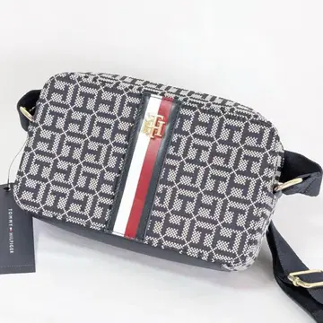 Tommy Hilfiger 숄더백 모노그램 TH 패턴 트리코