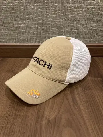 히타치 HITACHI 워크 캡 베이지/화이트 남성용 프리 사이즈