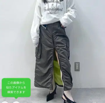 UNISEX Anui MA1 레이어드 스커트