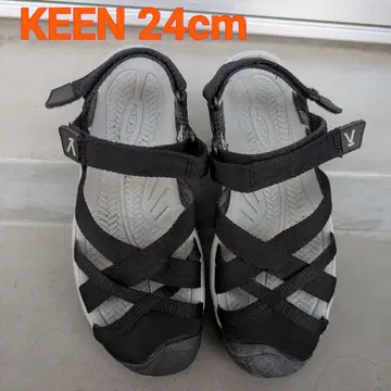 KEEN 키라 앵클 스트랩 블랙