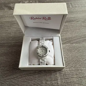 Rubin Rosa 여성용 손목시계 R304 화이트