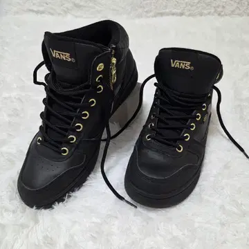 새상품급 VANS 반스 하이컷 스니커즈 V2204 블랙 골드 지퍼