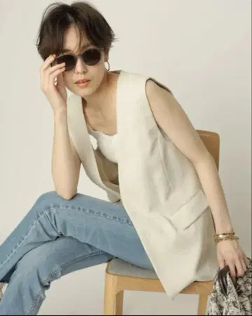 새상품급 아르페쥬 스토리 노카라 베스트 베이지