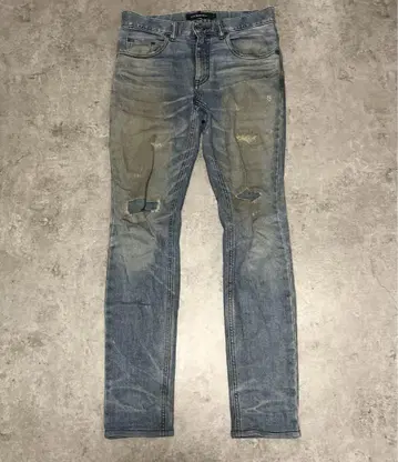 잭 로즈 데님 팬츠 데미지 가공 멀티 포켓 버튼 2