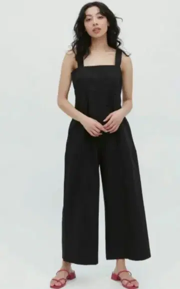 유니클로 린넨 블렌드 살로펫 M