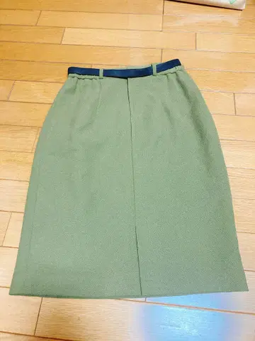 여성용 스커트 그린 컬러 말차색 여성용 스커트 일본제 여성용 스커트