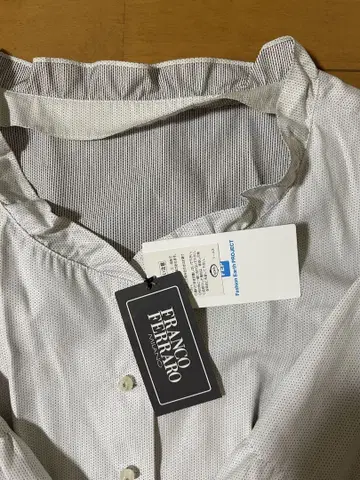FRANCO FERRARO 프릴 옷깃 셔츠