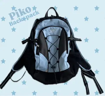 Piko 피코 Y2K 헤이세이 백팩 스카이블루 백팩 14L