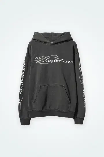 Basketcase 스크립트, 후드티 빈티지 블랙