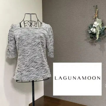 LAGUNAMOON 라구나문 트위드 컷 티셔츠 상의