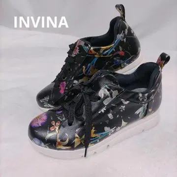 INVINA 인비나 iv50295blf 블랙 플라워 스니커즈